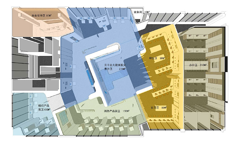 保得威爾展廳設計 鳥(niǎo)瞰圖