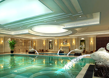 成都航都大酒店洗浴中心設(shè)計