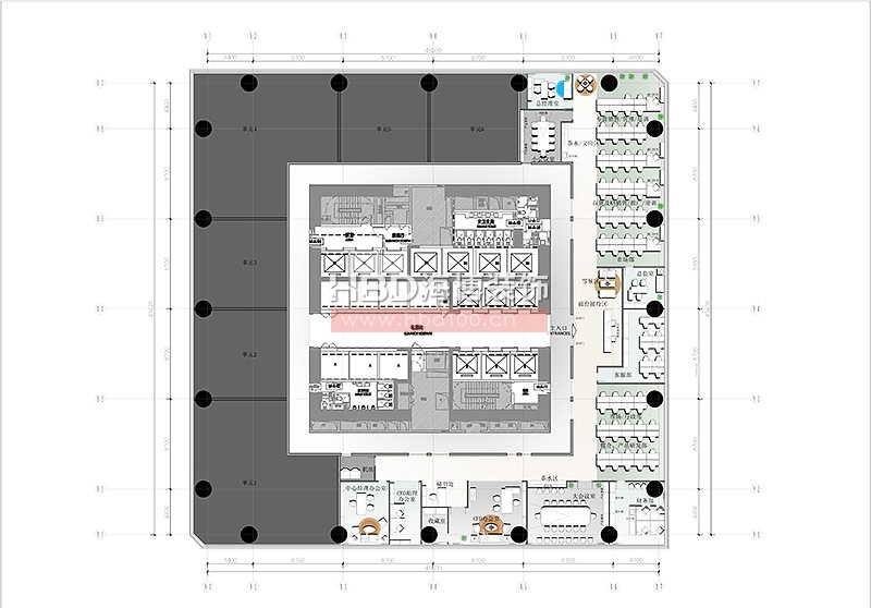 環(huán)球都會(huì )辦公室裝修設計,化妝品公司辦公室裝修,海博裝飾.jpg